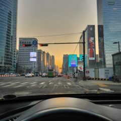 엄마 차로 운전하는 경험